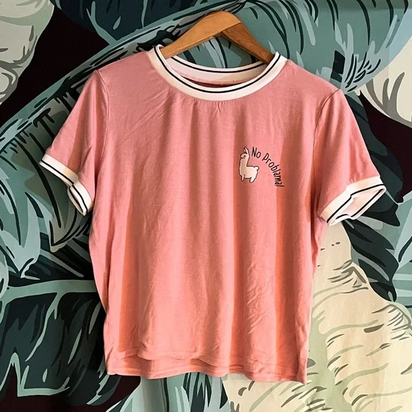 Lama Ringer Crop Top - Picture 2 of 4